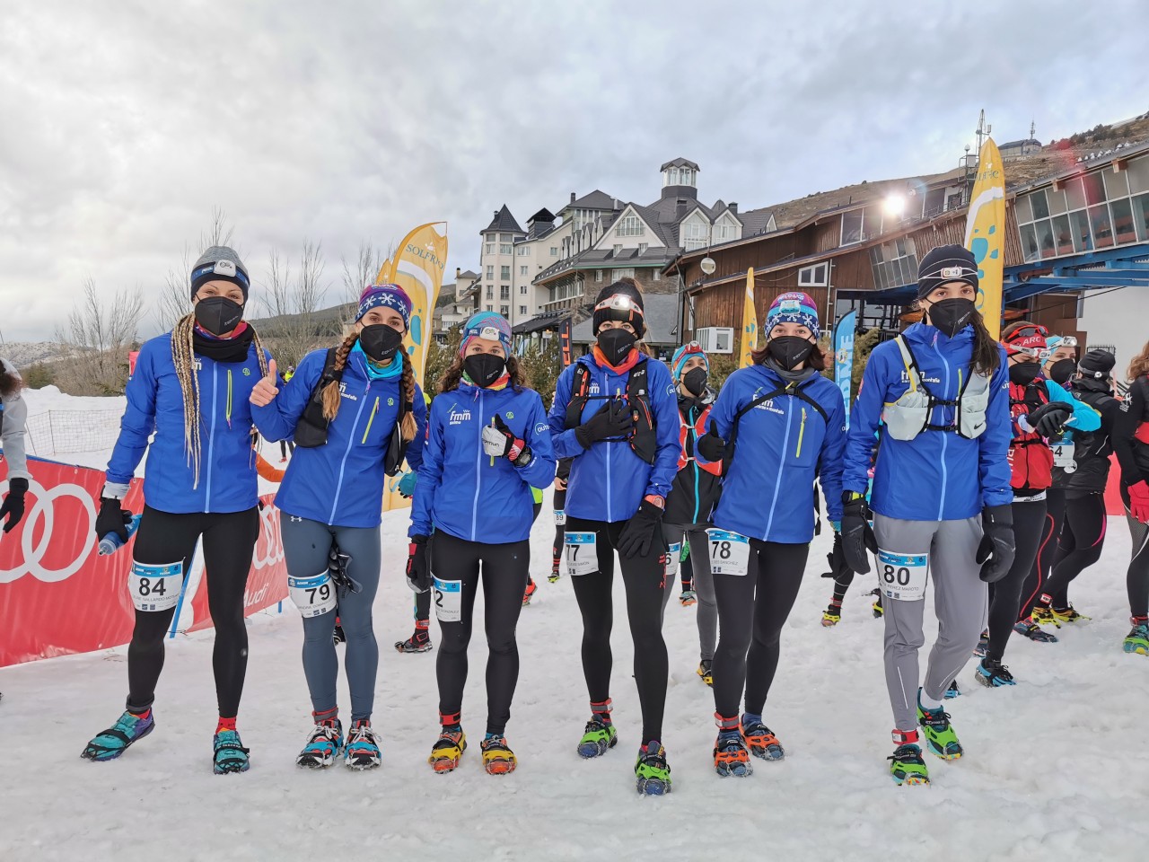 Equipo femenino absoluto Madrileño de Snowrunning