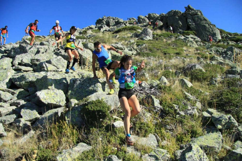 Atasco en el descenso del Montón de Trigo